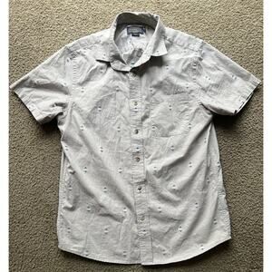 Pendleton short sleeve shirt button up dobby weave. Sz Medium. aztec